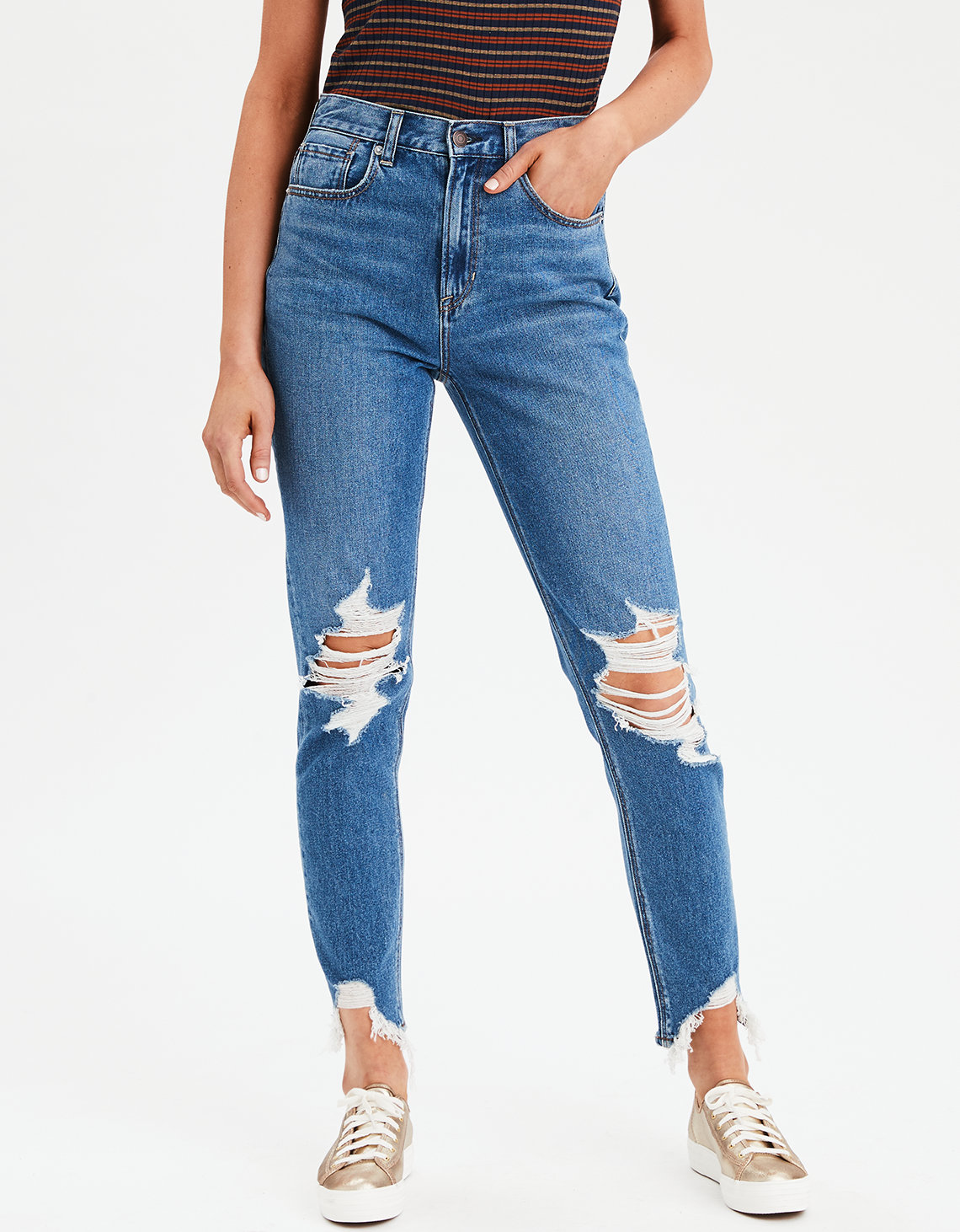 American Eagle Outfitters stretch брюки